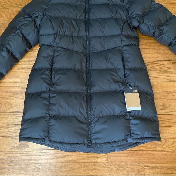 NEW The North Face Down Feather Metropolis Parka - Black - 1X Slim Fit - Picture 7 of 13